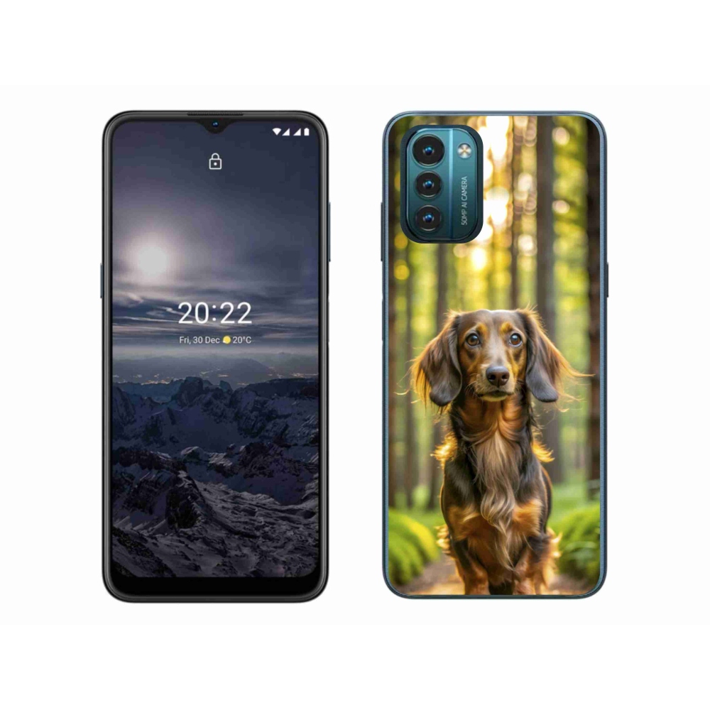 Gelový kryt mmCase na Nokia G11/G21 - jezevčík 4