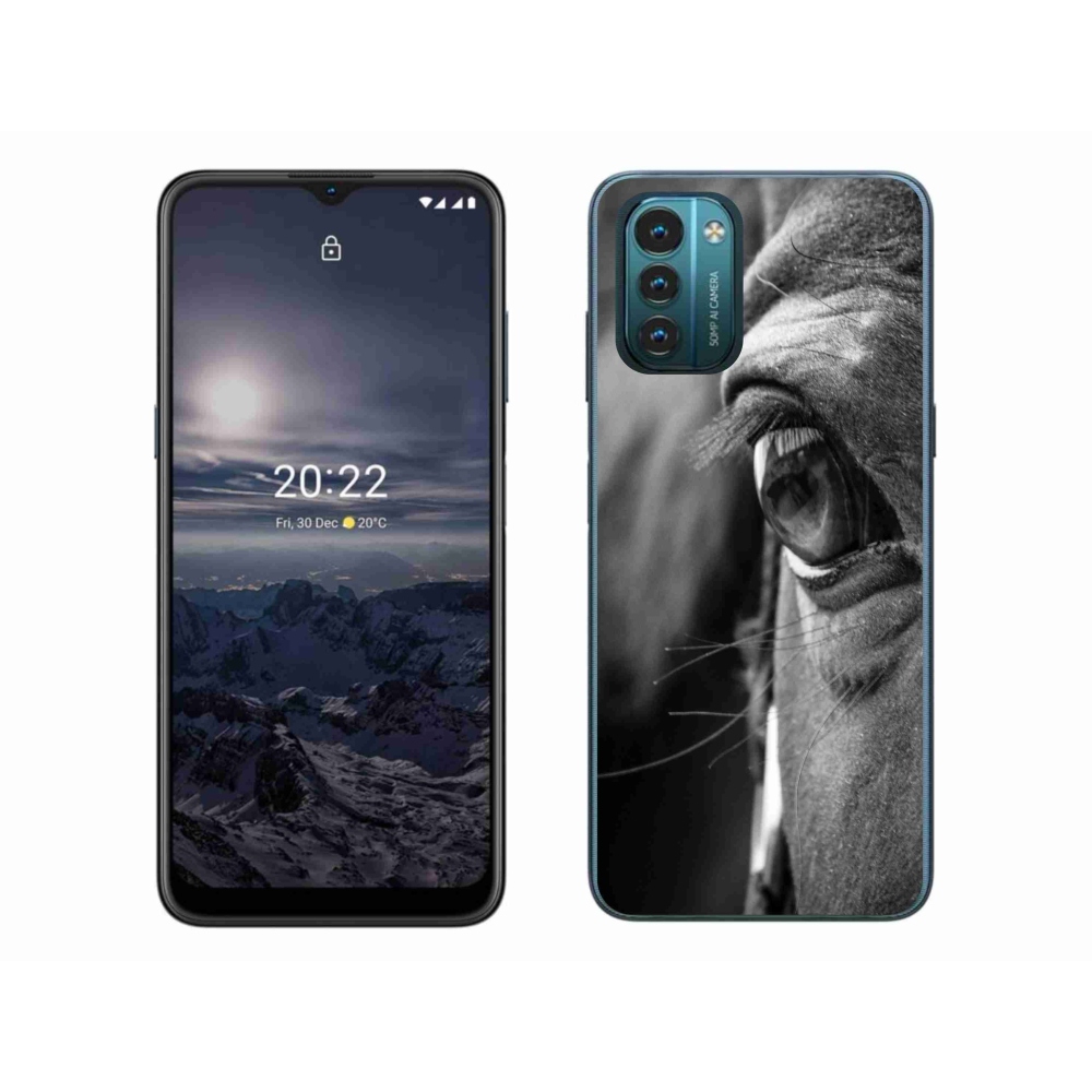 Gelový kryt mmCase na Nokia G11/G21 - koňský pohled