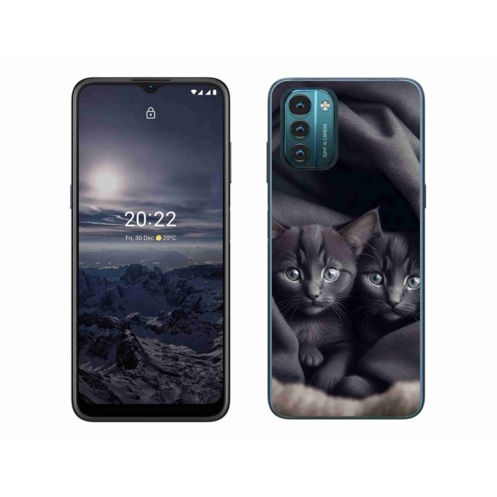 Gelový kryt mmCase na Nokia G11/G21 - kočičí duo
