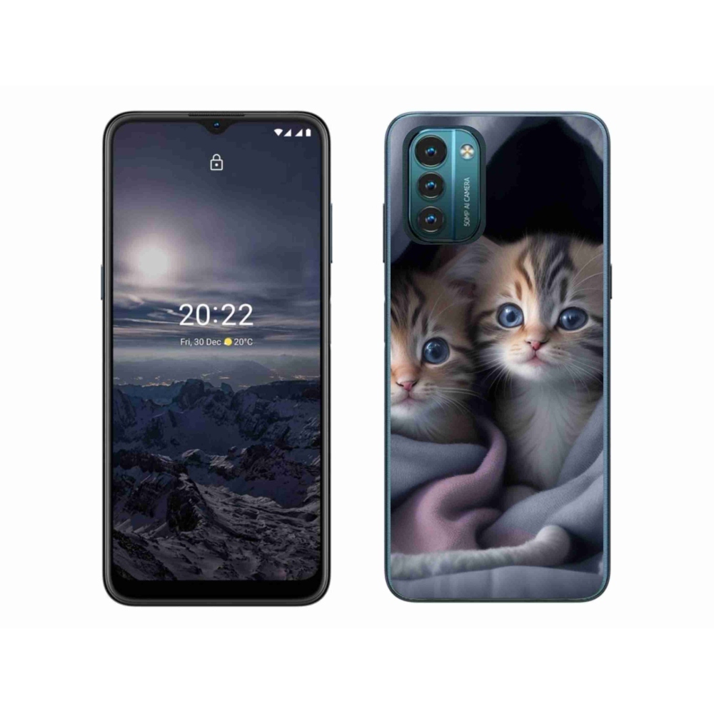 Gelový kryt mmCase na Nokia G11/G21 - kočičí duo 2