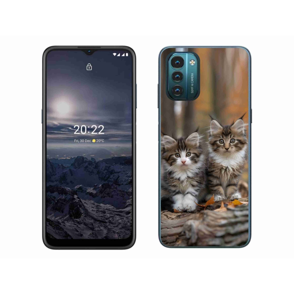 Gelový kryt mmCase na Nokia G11/G21 - kočičí duo 3