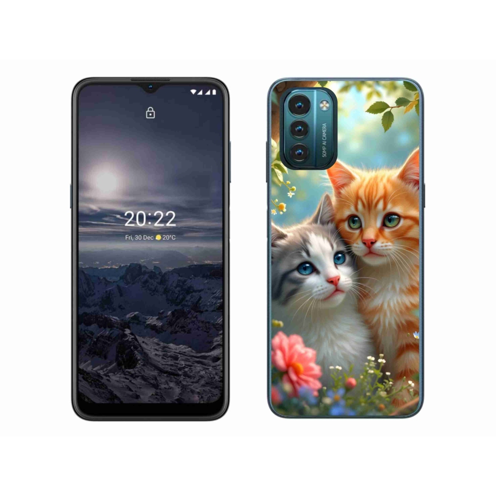 Gelový kryt mmCase na Nokia G11/G21 - kočičí láska 2