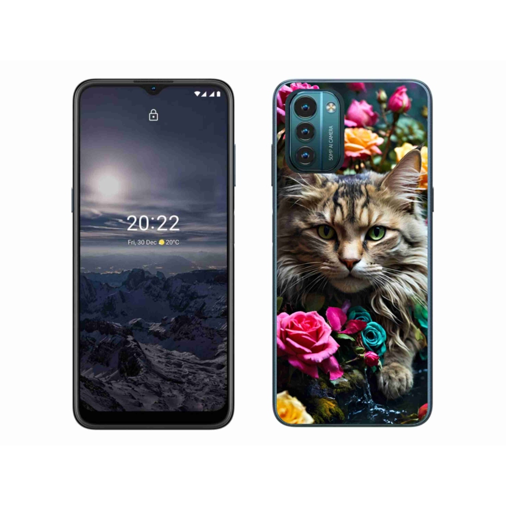 Gelový kryt mmCase na Nokia G11/G21 - kočíčí pohled 2
