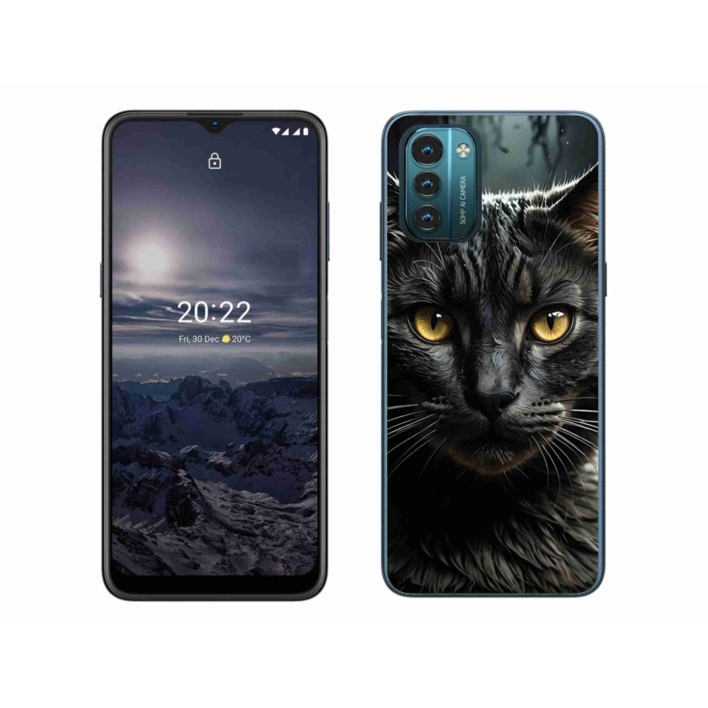 Gelový kryt mmCase na Nokia G11/G21 - kočičí pohled 3