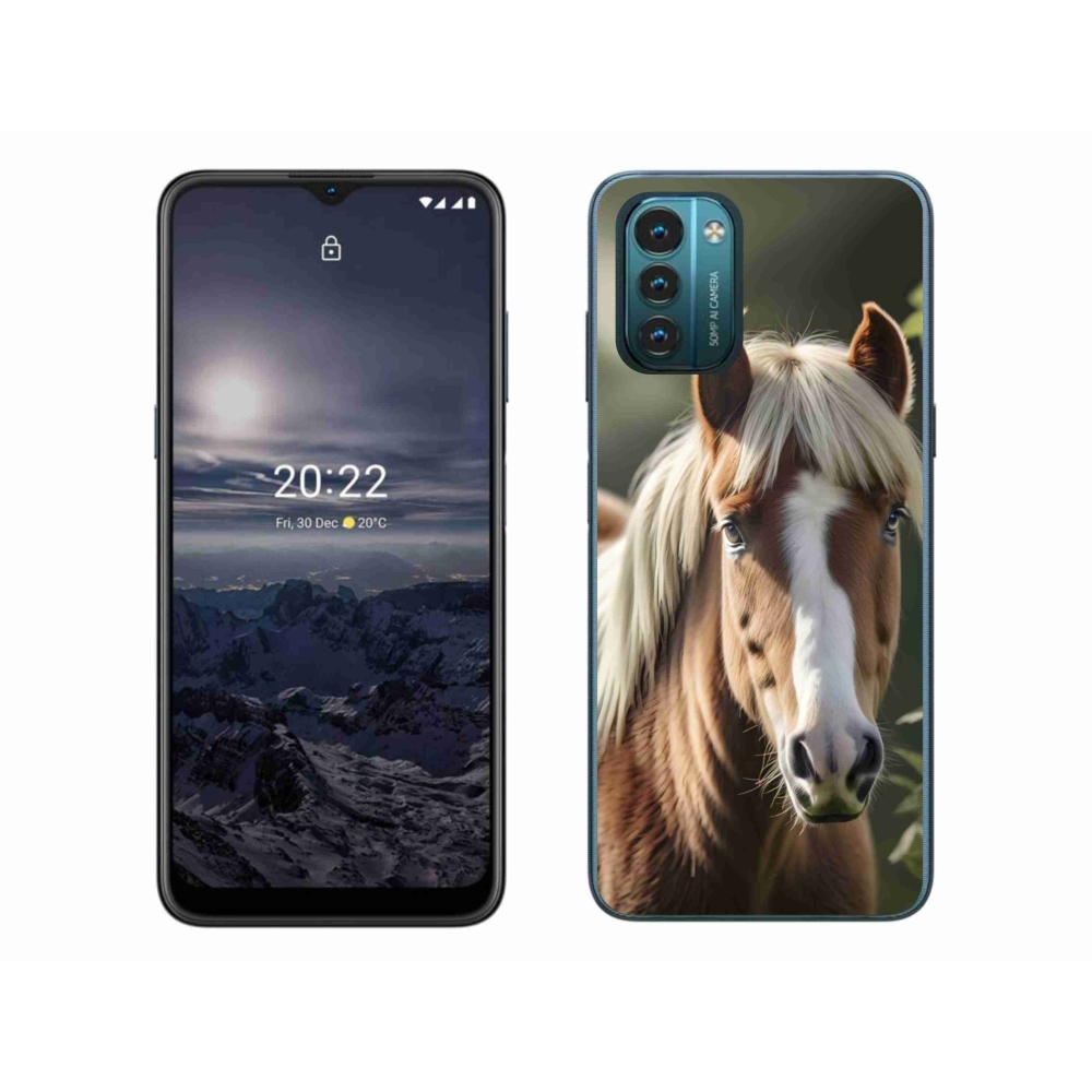 Gelový kryt mmCase na Nokia G11/G21 - kůň se světlou hřívou