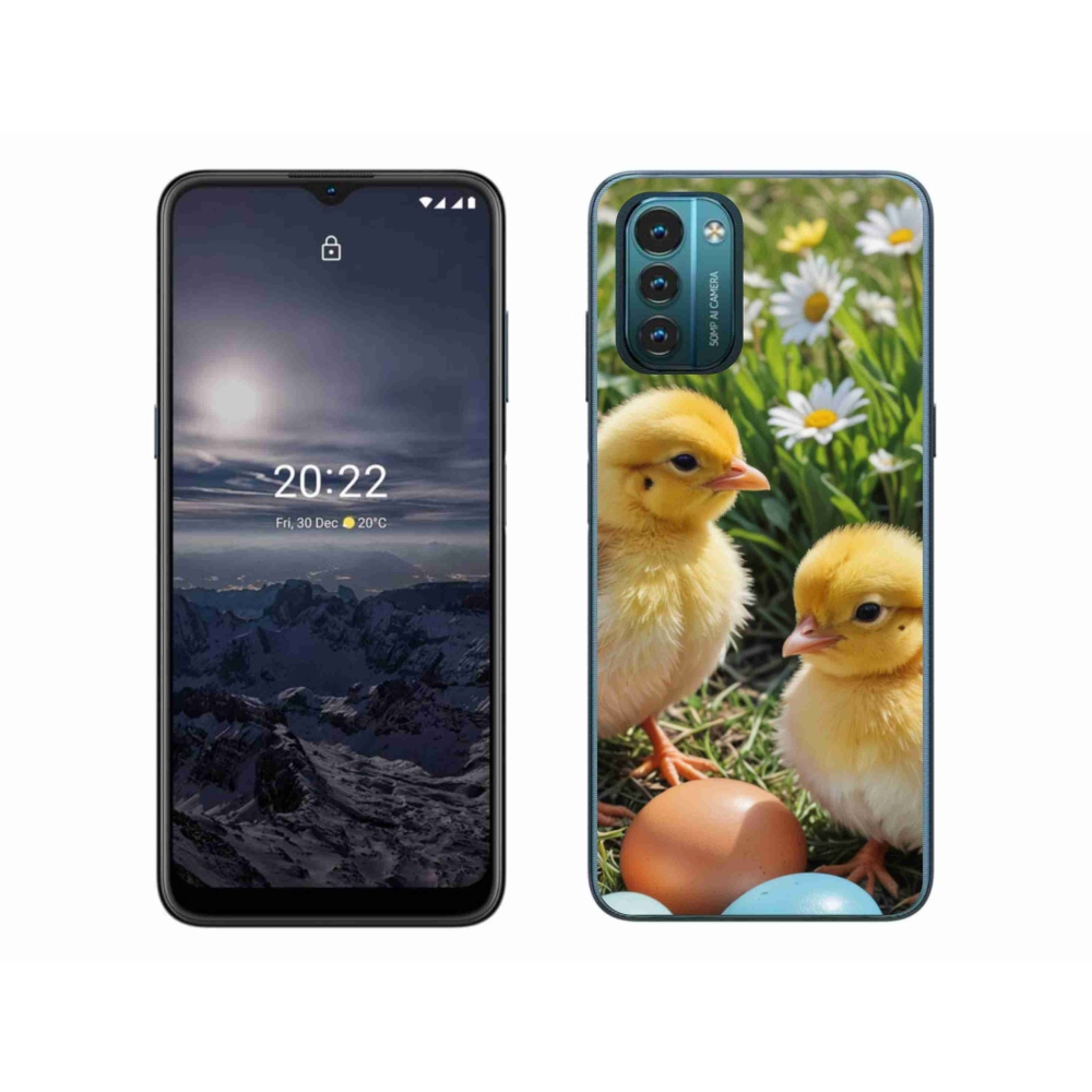 Gelový kryt mmCase na Nokia G11/G21 - kuřátka