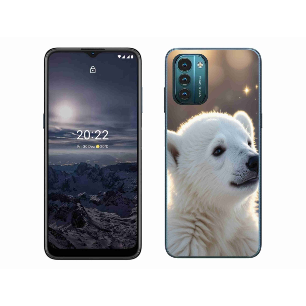 Gelový kryt mmCase na Nokia G11/G21 - lední medvěd