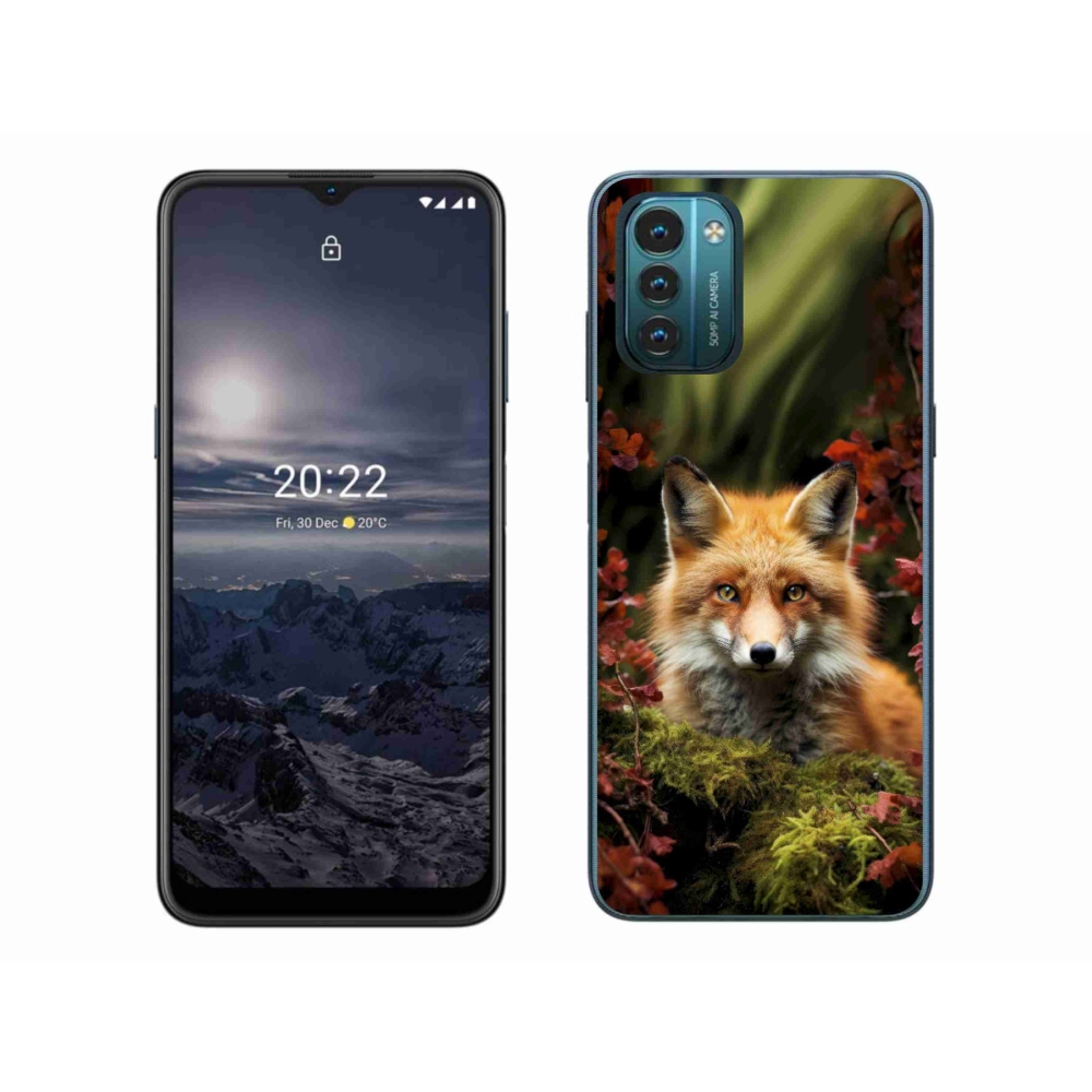 Gelový kryt mmCase na Nokia G11/G21 - liška v lese
