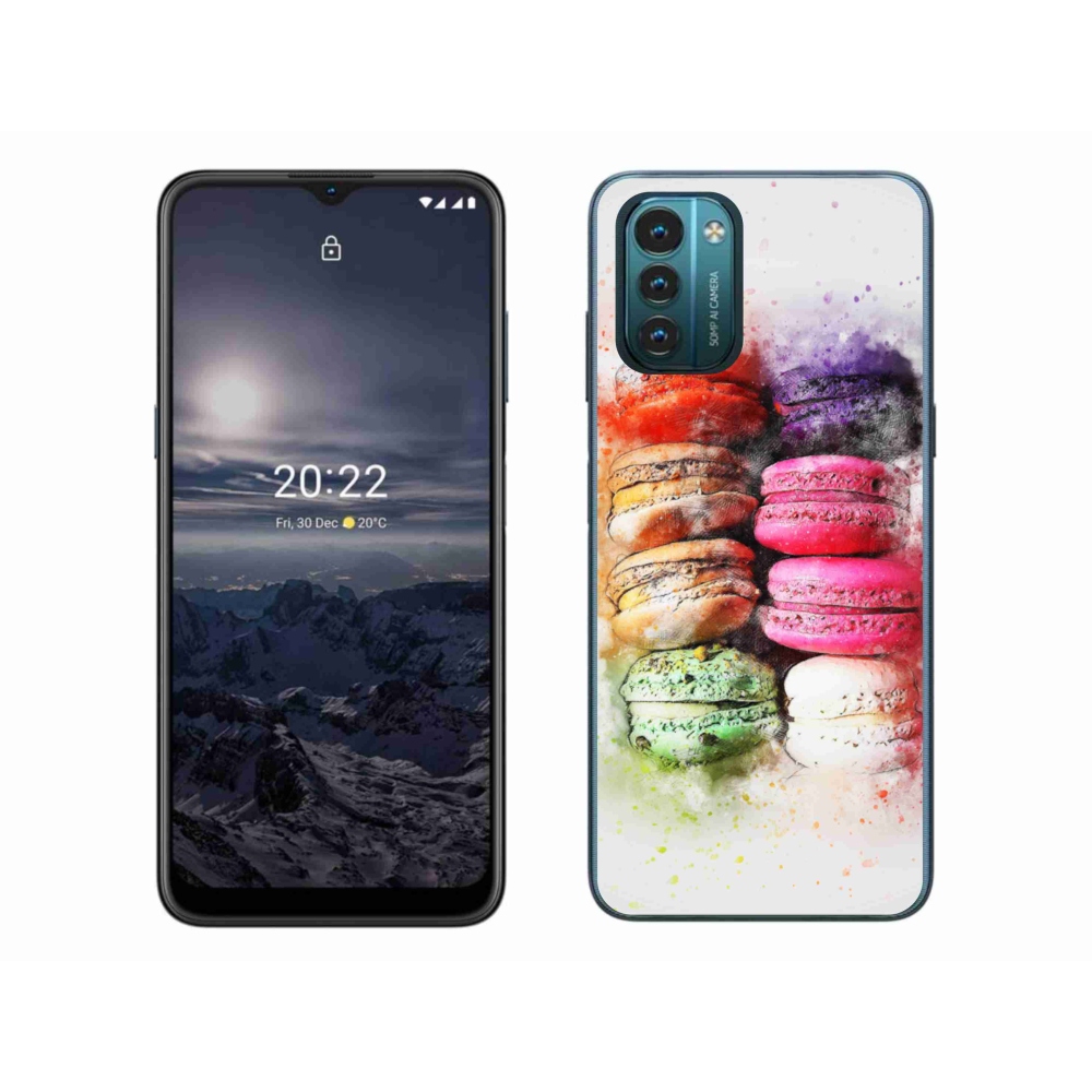 Gelový kryt mmCase na Nokia G11/G21 - makrónky
