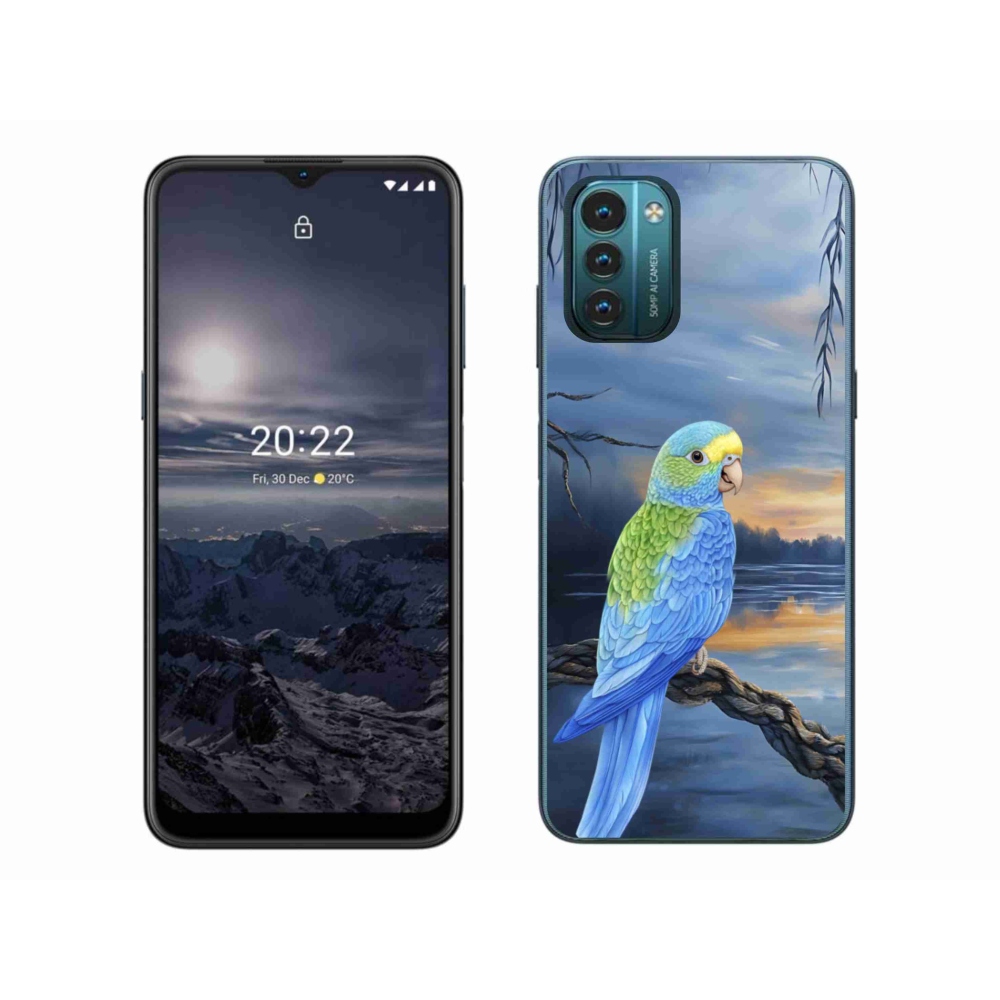 Gelový kryt mmCase na Nokia G11/G21 - modrý papoušek