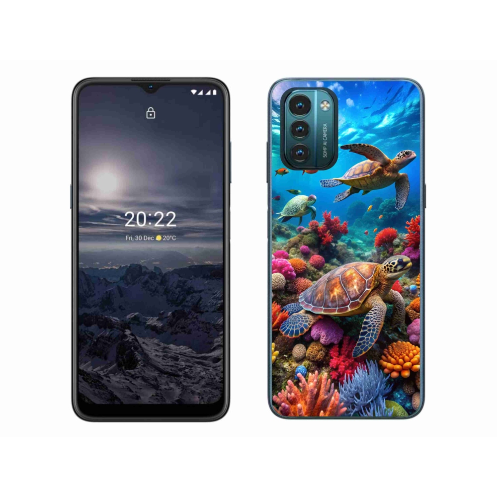 Gelový kryt mmCase na Nokia G11/G21 - mořský svět 2