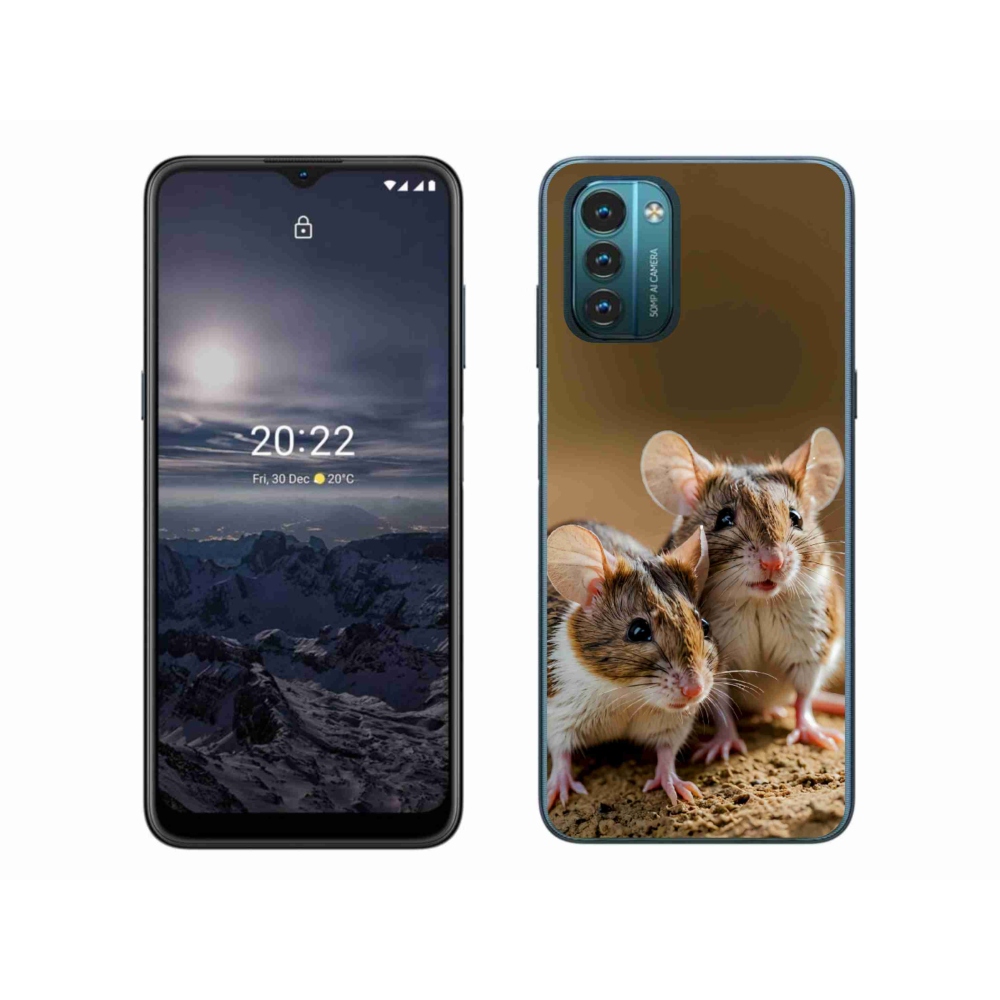 Gelový kryt mmCase na Nokia G11/G21 - myší duo