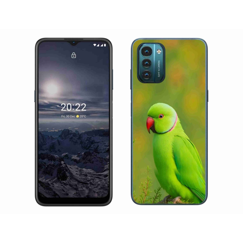 Gelový kryt mmCase na Nokia G11/G21 - papoušek alexandr 2