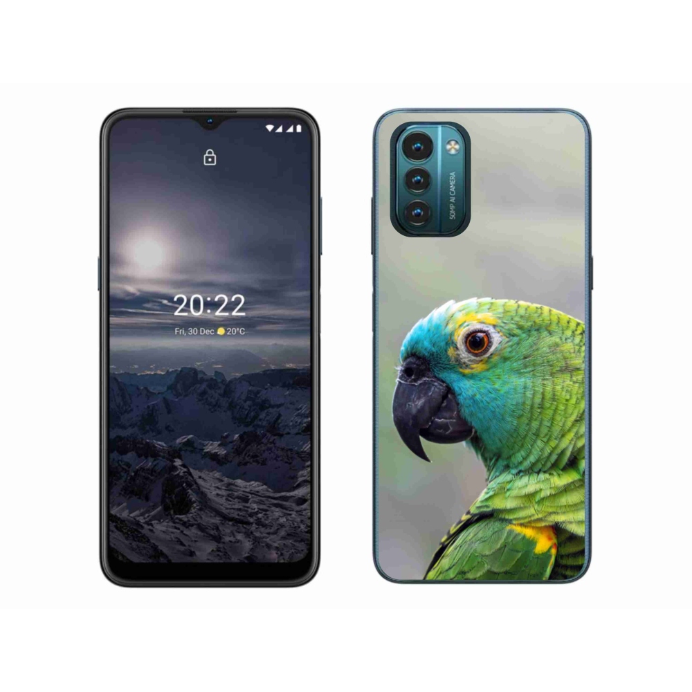 Gelový kryt mmCase na Nokia G11/G21 - papoušek amazoňan