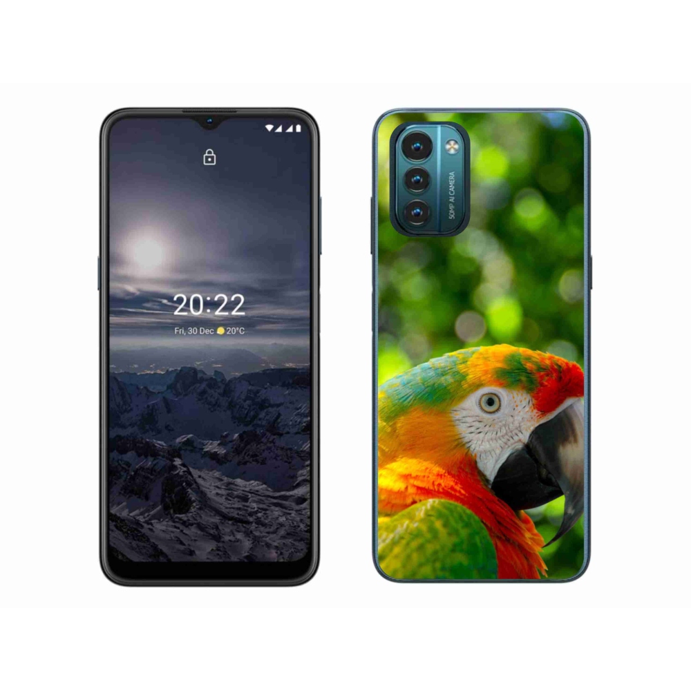 Gelový kryt mmCase na Nokia G11/G21 - papoušek ara 3