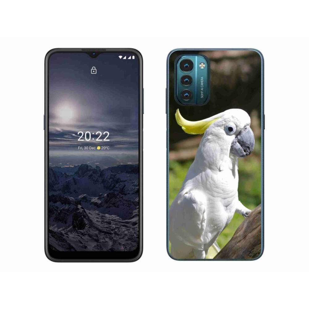 Gelový kryt mmCase na Nokia G11/G21 - papoušek kakadu 2