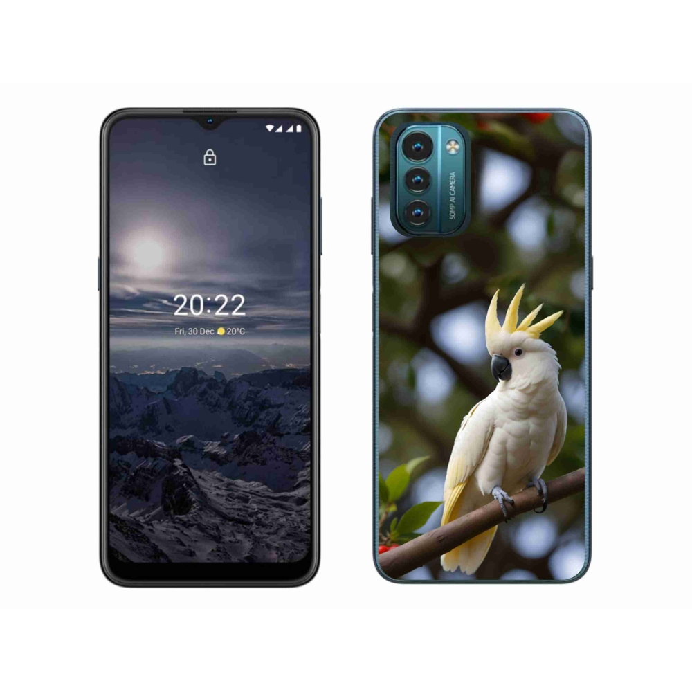Gelový kryt mmCase na Nokia G11/G21 - papoušek kakadu 3