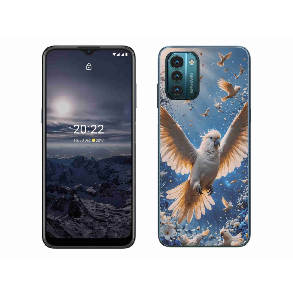 Gelový kryt mmCase na Nokia G11/G21 - papoušek kakadu