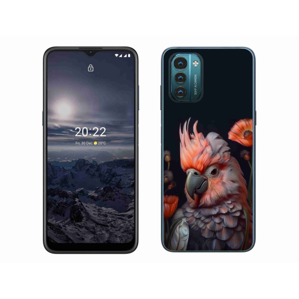 Gelový kryt mmCase na Nokia G11/G21 - papoušek kakadu v barvách