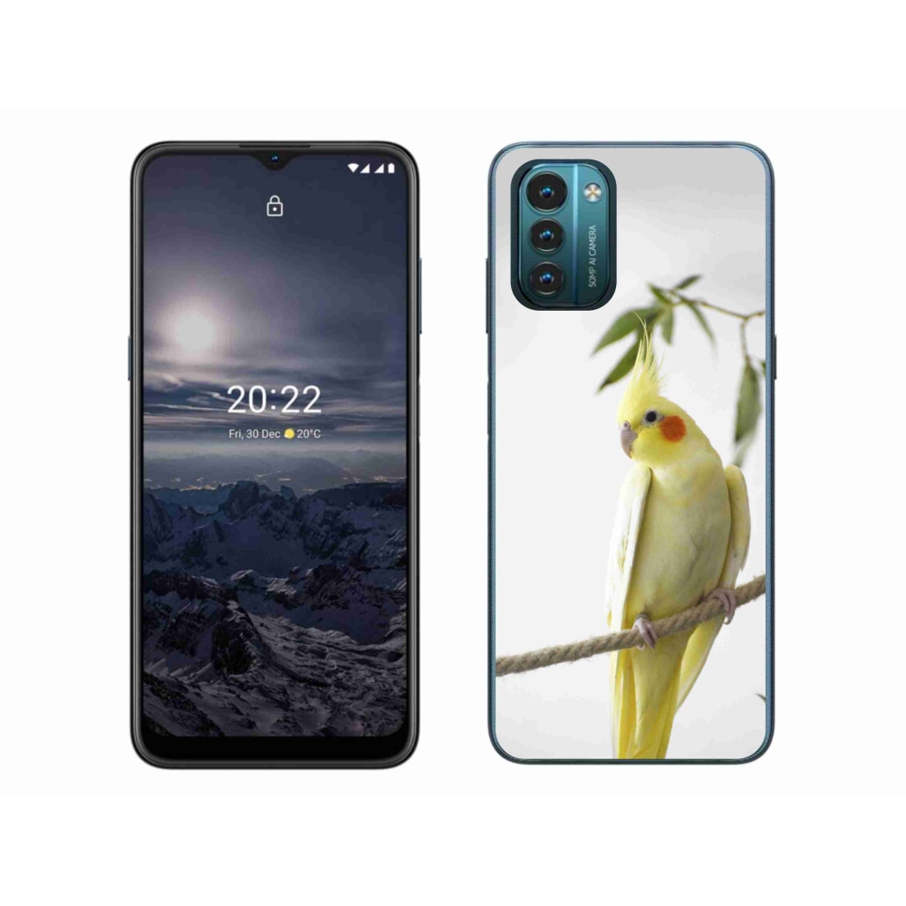 Gelový kryt mmCase na Nokia G11/G21 - papoušek korela chocholatá