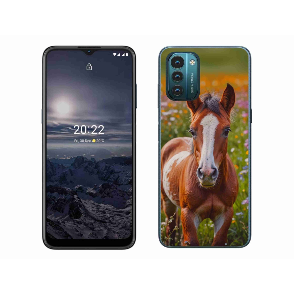 Gelový kryt mmCase na Nokia G11/G21 - roztomilé hříbě