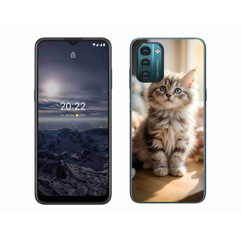 Gelový kryt mmCase na Nokia G11/G21 - roztomilé kotě 10
