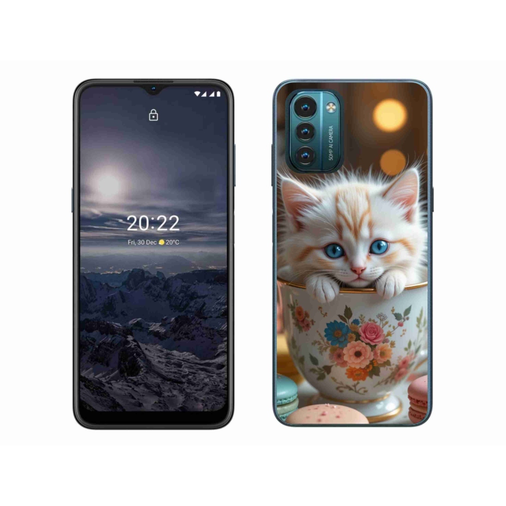 Gelový kryt mmCase na Nokia G11/G21 - roztomilé kotě 6