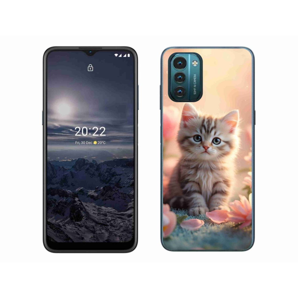 Gelový kryt mmCase na Nokia G11/G21 - roztomilé kotě 8