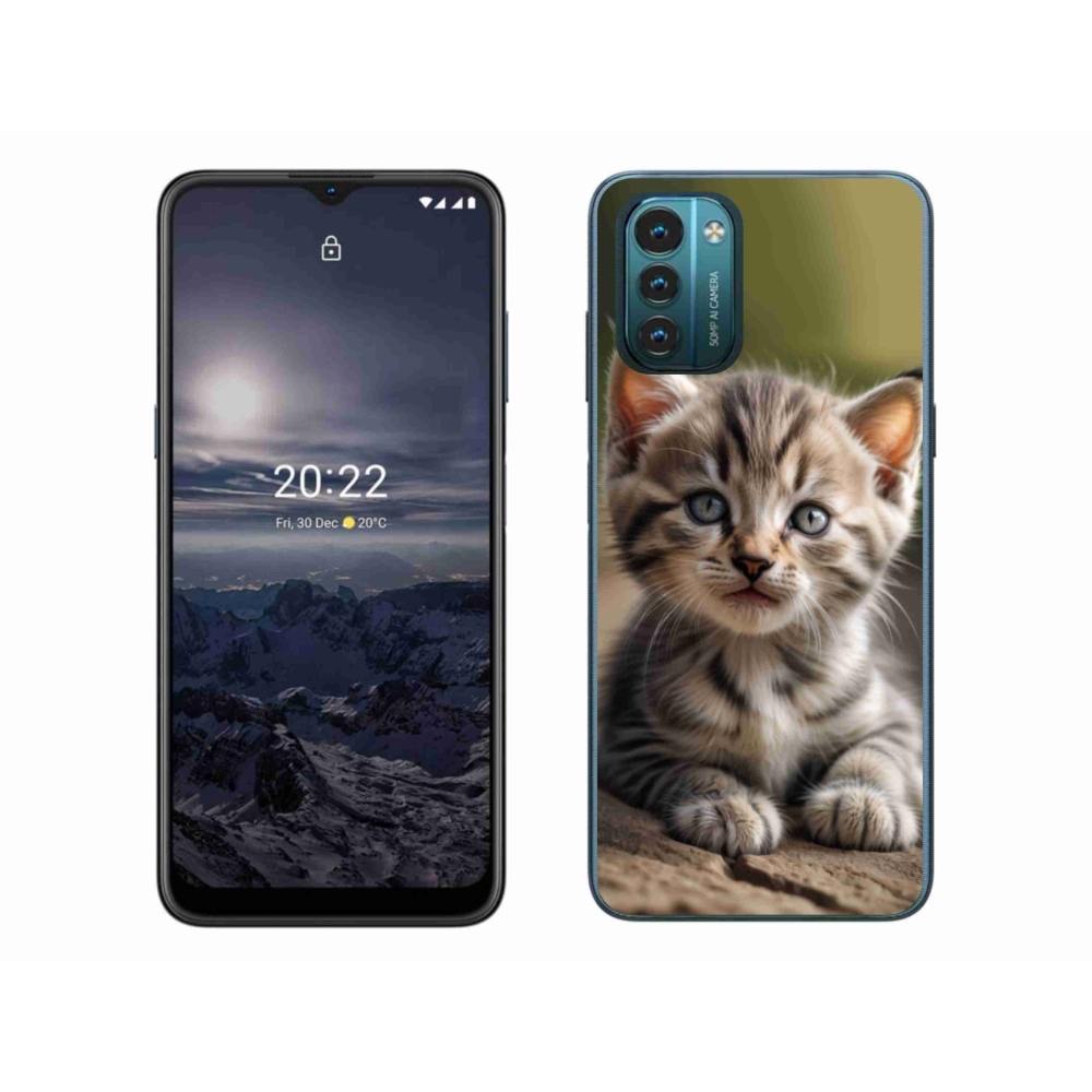 Gelový kryt mmCase na Nokia G11/G21 - roztomilé kotě 9
