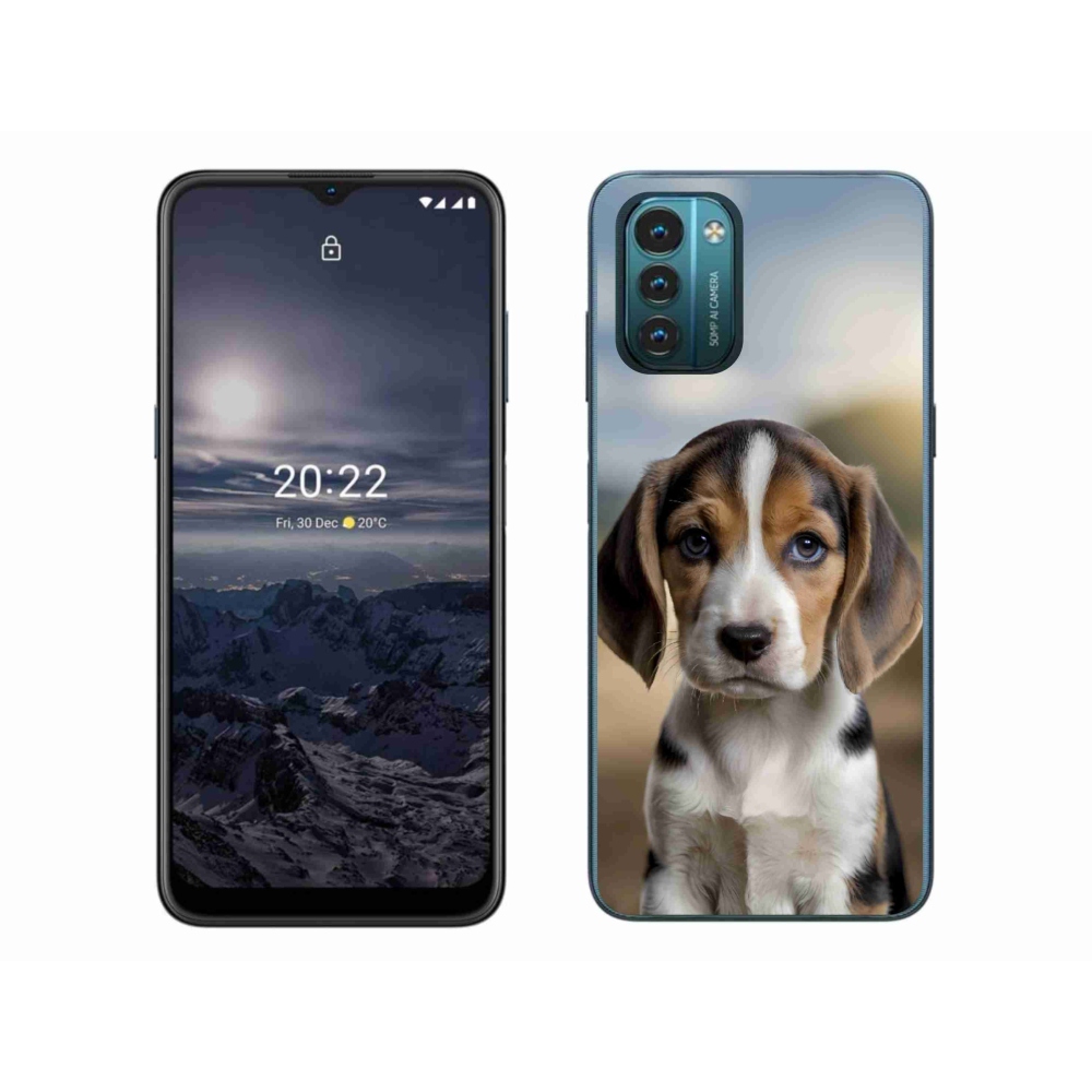 Gelový kryt mmCase na Nokia G11/G21 - roztomilý bígl