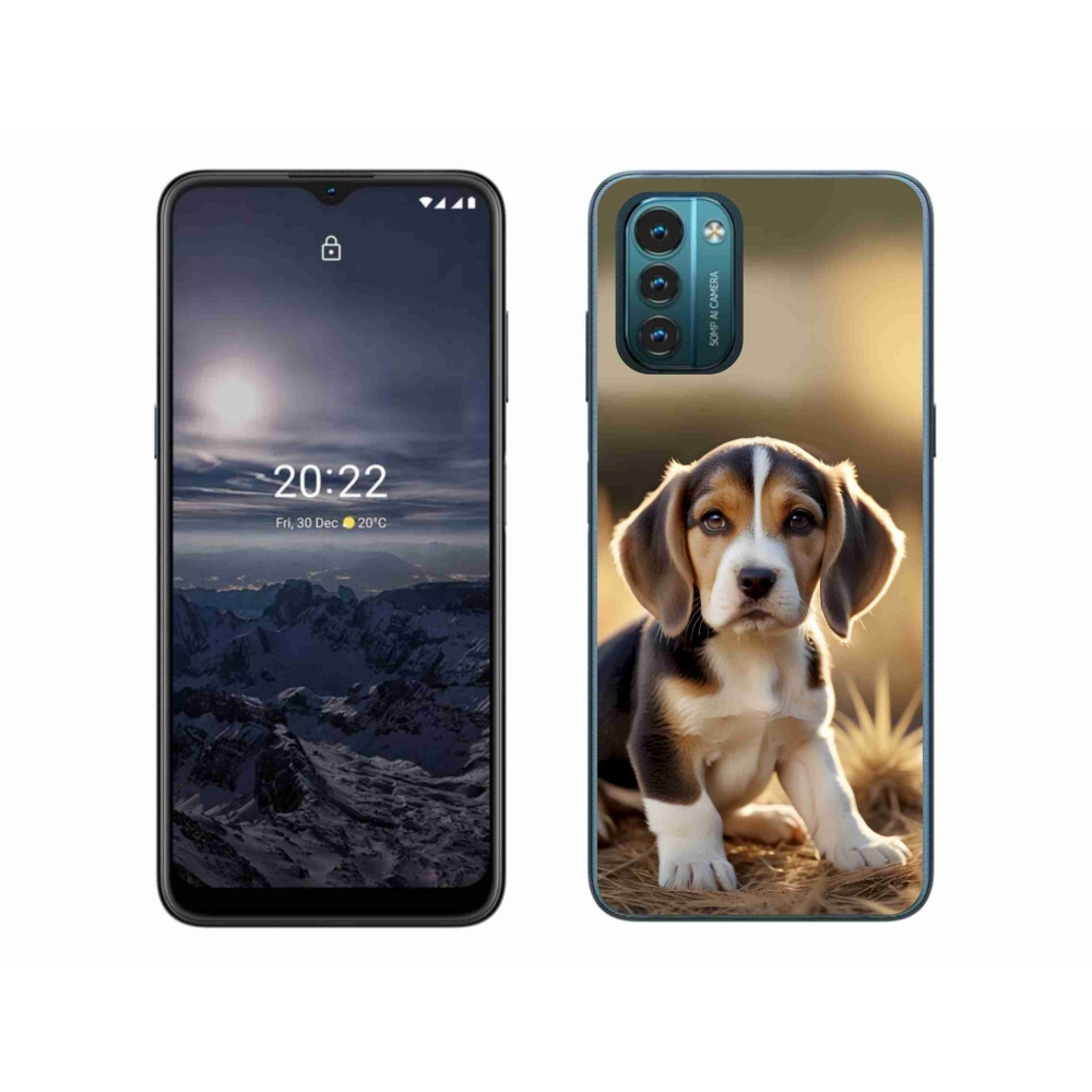 Gelový kryt mmCase na Nokia G11/G21 - roztomilý bígl