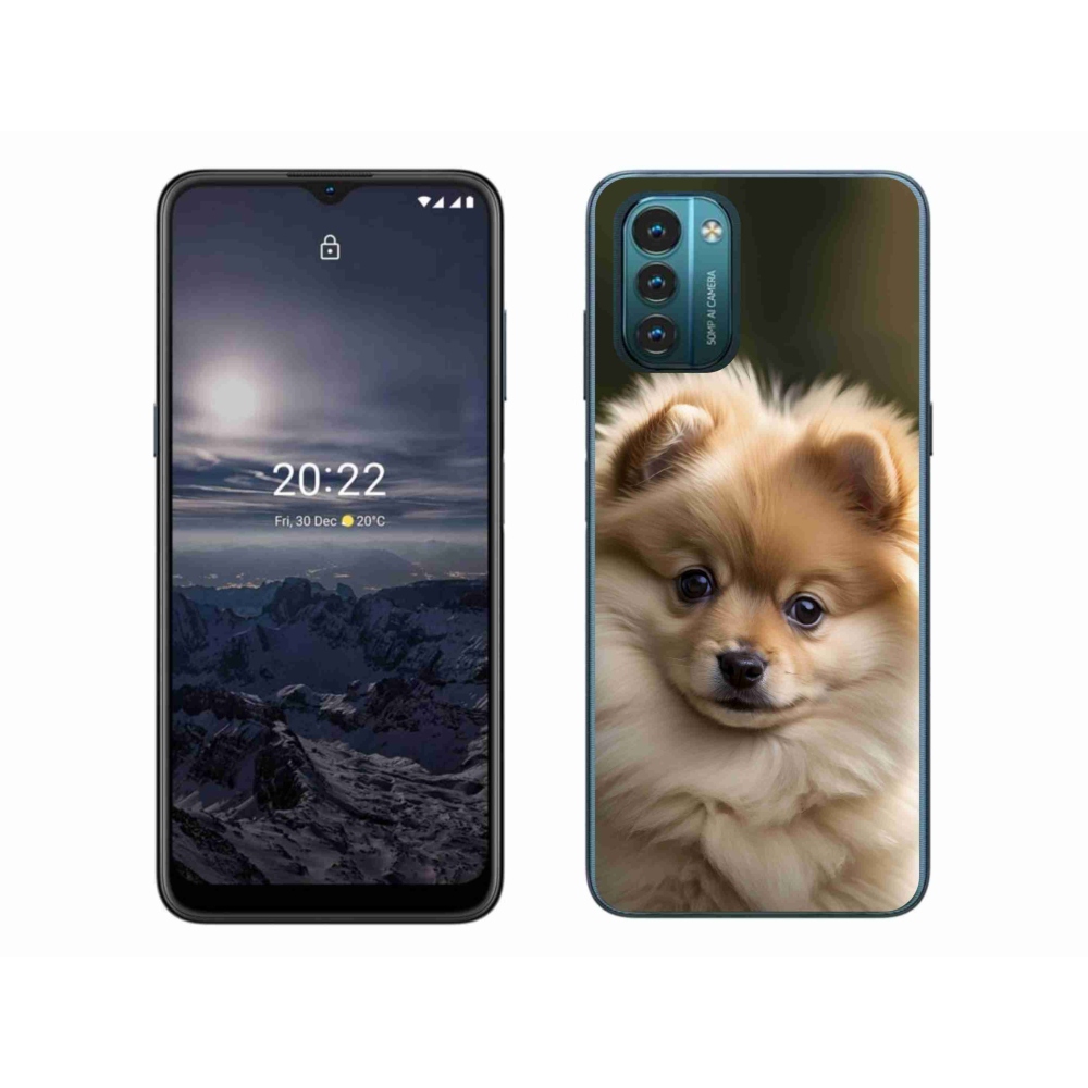 Gelový kryt mmCase na Nokia G11/G21 - roztomilý pomeranian 2