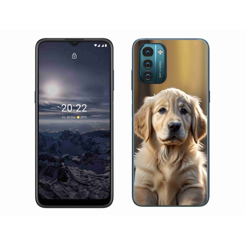 Gelový kryt mmCase na Nokia G11/G21 - roztomilý zlatý retrívr