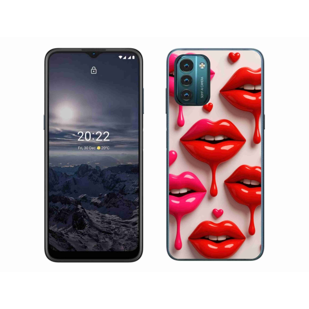 Gelový kryt mmCase na Nokia G11/G21 - rty 2