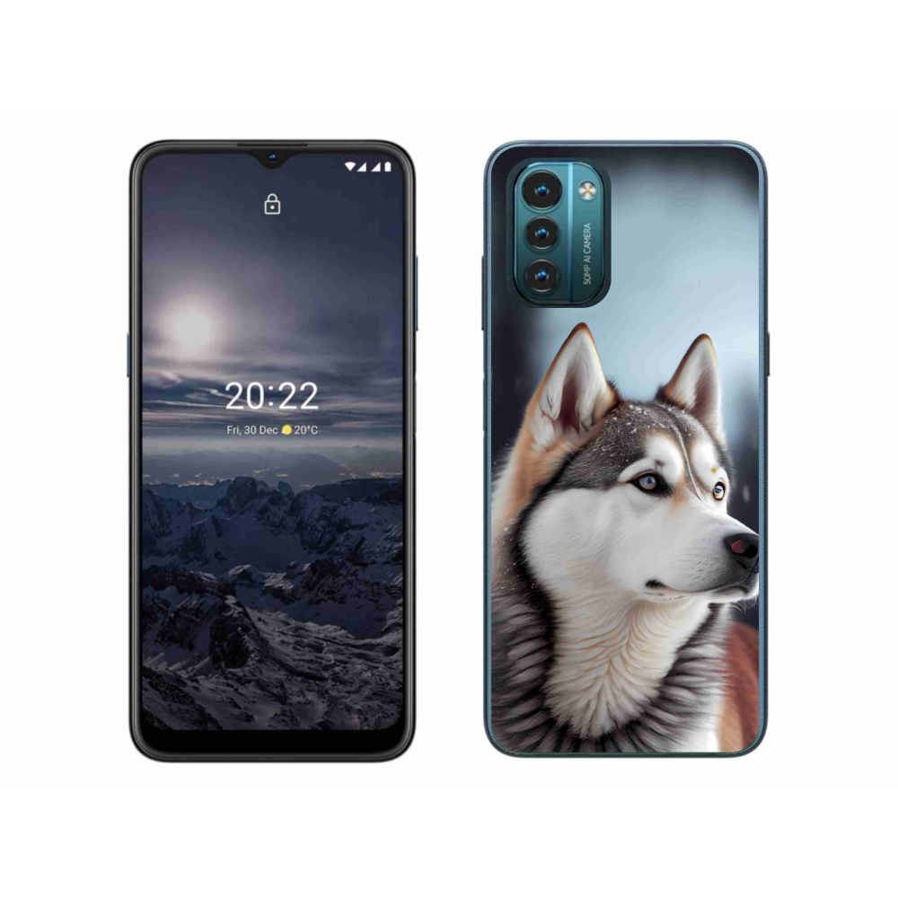 Gelový kryt mmCase na Nokia G11/G21 - sibiřský husky