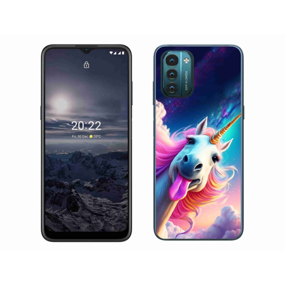 Gelový kryt mmCase na Nokia G11/G21 - šílený jednorožec