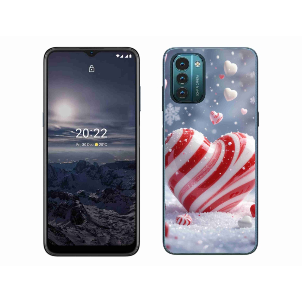 Gelový kryt mmCase na Nokia G11/G21 - sladké srdce