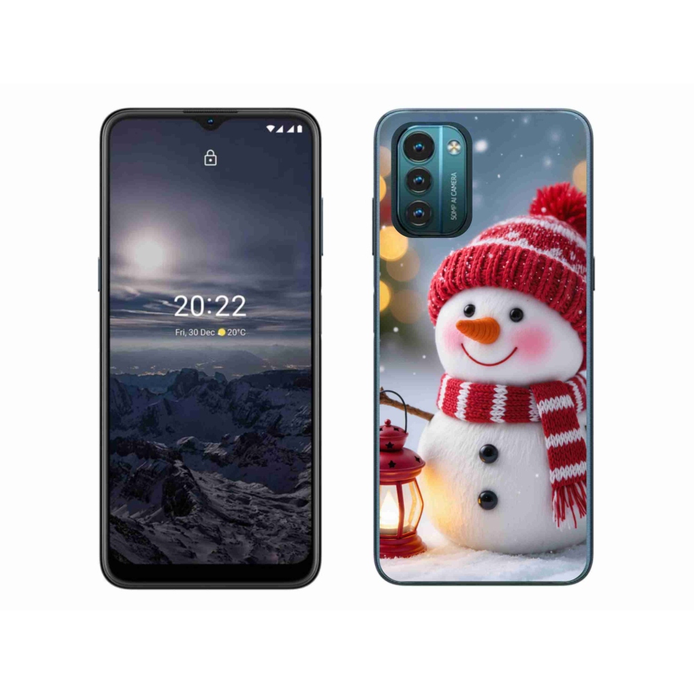 Gelový kryt mmCase na Nokia G11/G21 - sněhulák 2