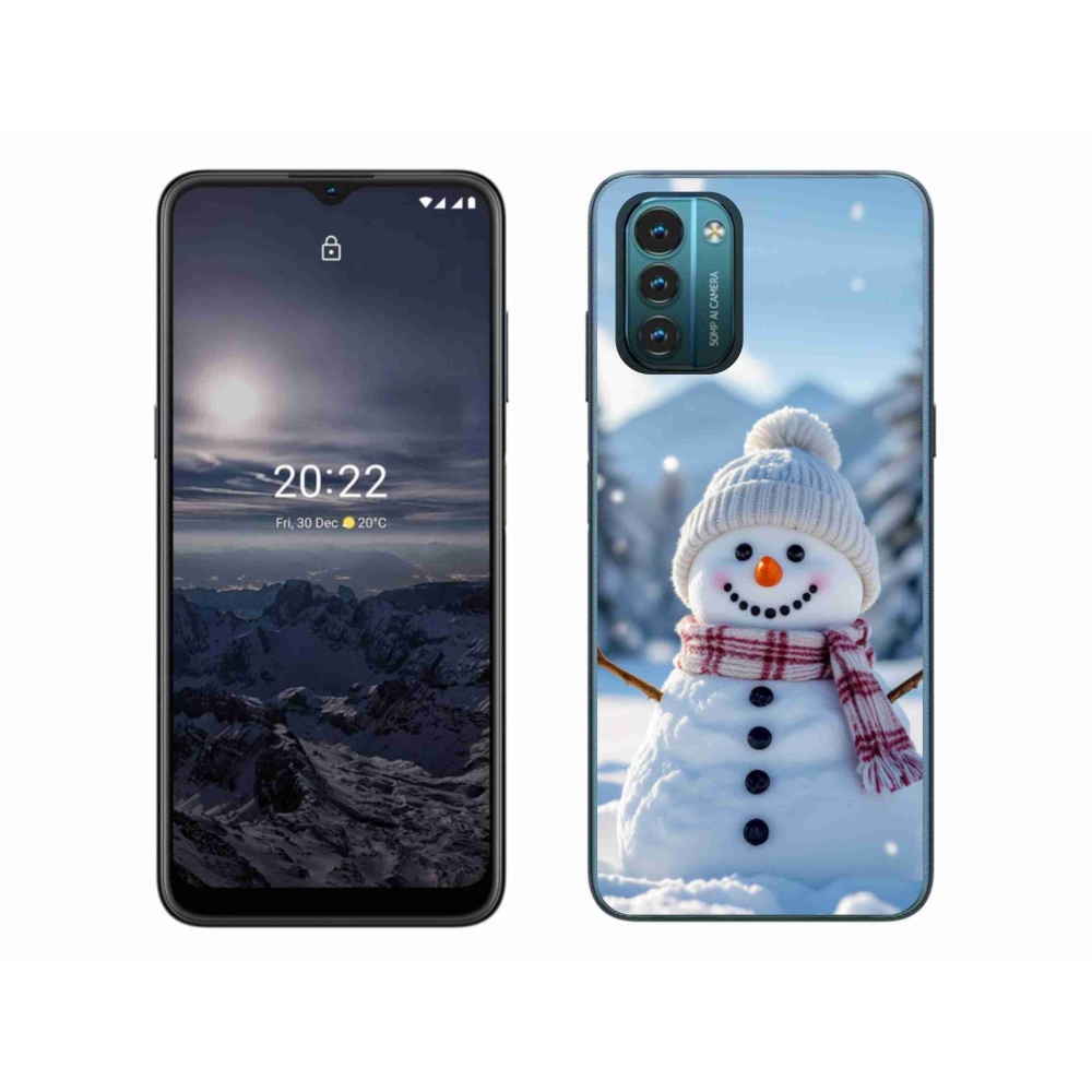 Gelový kryt mmCase na Nokia G11/G21 - sněhulák 3