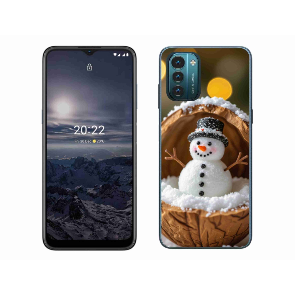 Gelový kryt mmCase na Nokia G11/G21 - sněhulák 4