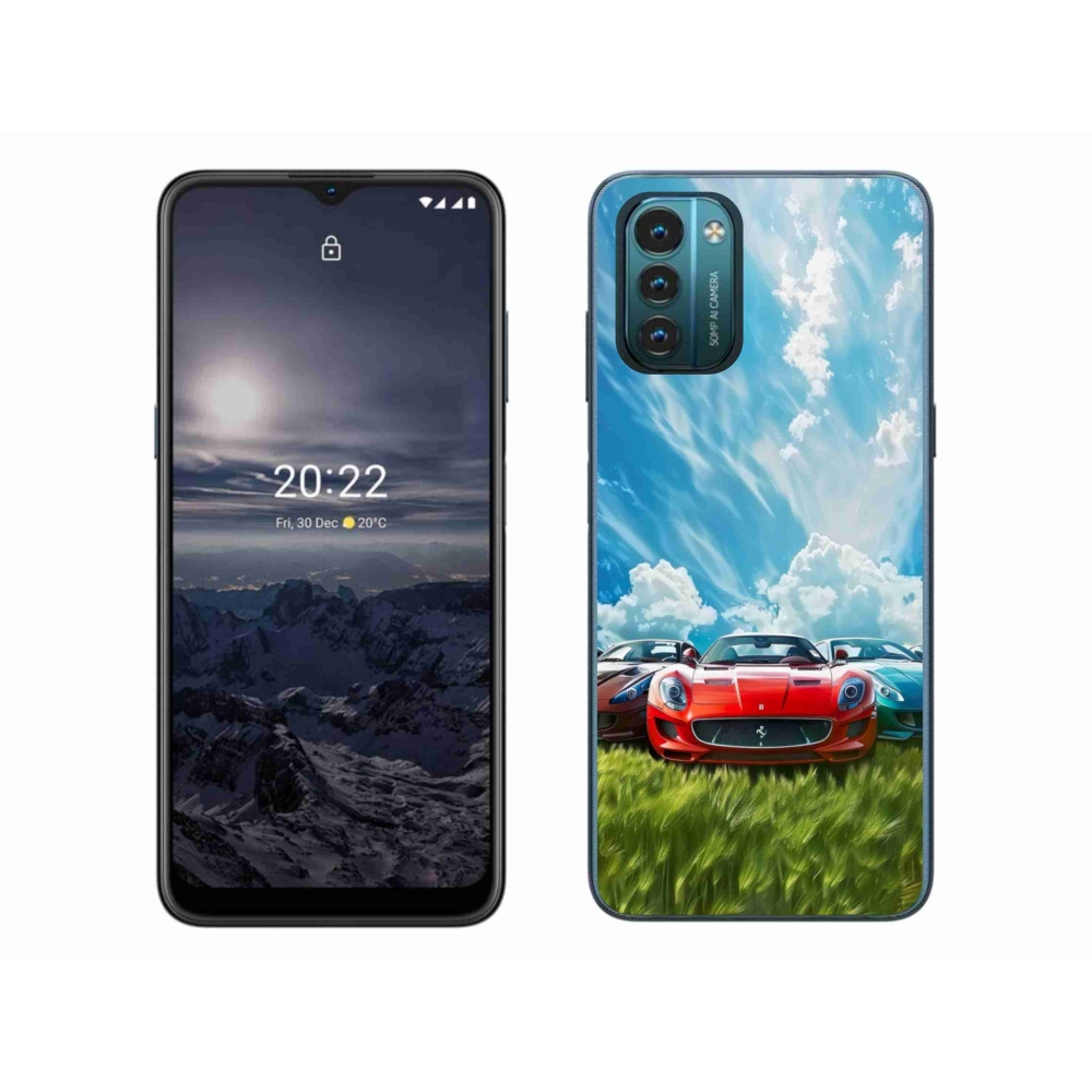 Gelový kryt mmCase na Nokia G11/G21 - sportovní vozy