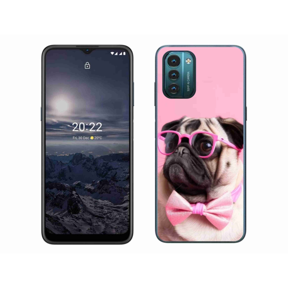 Gelový kryt mmCase na Nokia G11/G21 - stylový mops