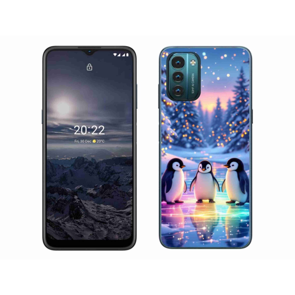 Gelový kryt mmCase na Nokia G11/G21 - tučnáci