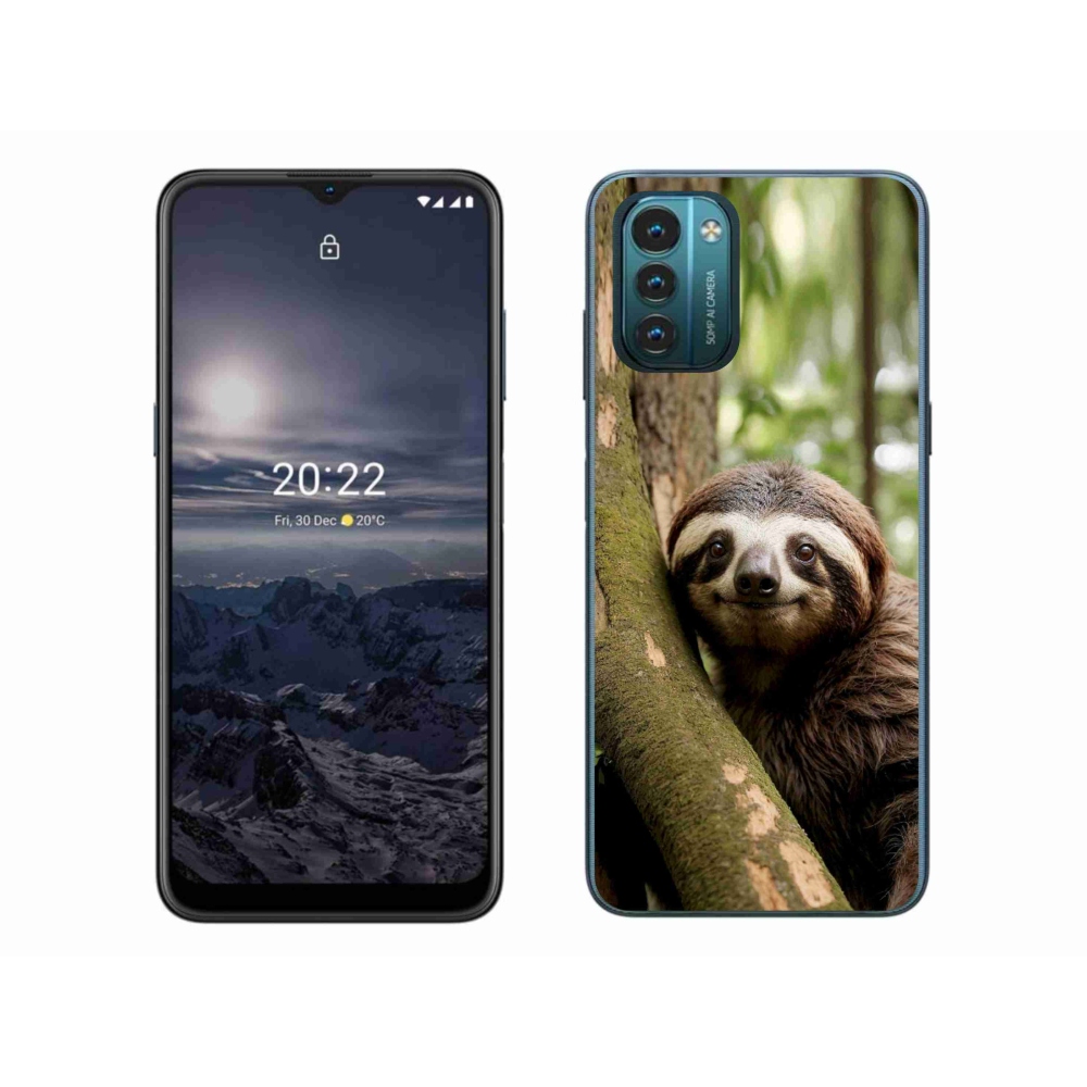 Gelový kryt mmCase na Nokia G11/G21 - usměvavý lenochod