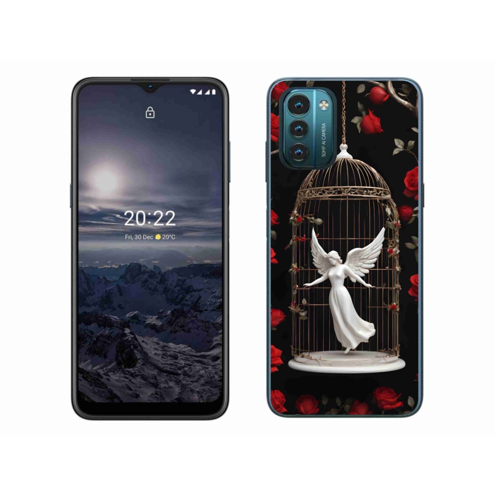 Gelový kryt mmCase na Nokia G11/G21 - uvězněný anděl