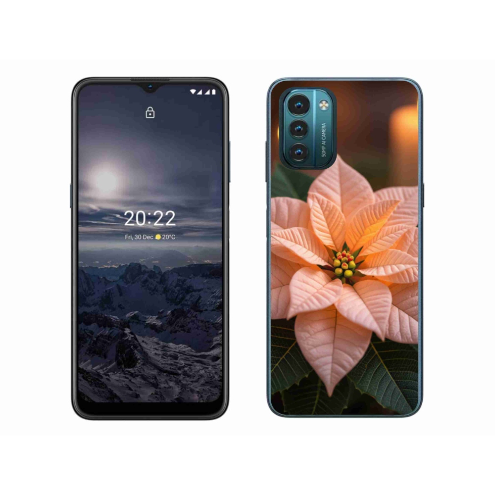 Gelový kryt mmCase na Nokia G11/G21 - vánoční hvězda