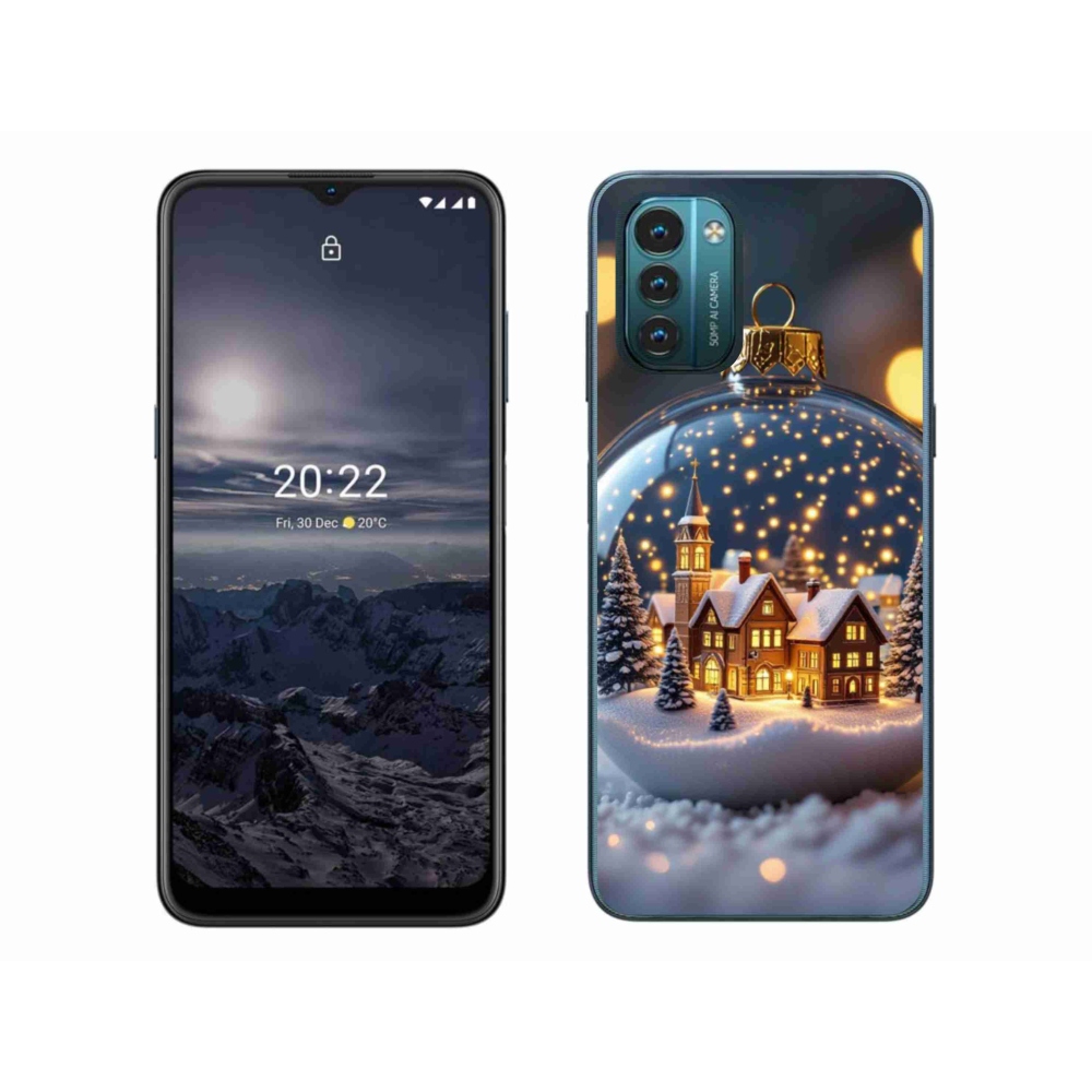 Gelový kryt mmCase na Nokia G11/G21 - vánoční koule 4