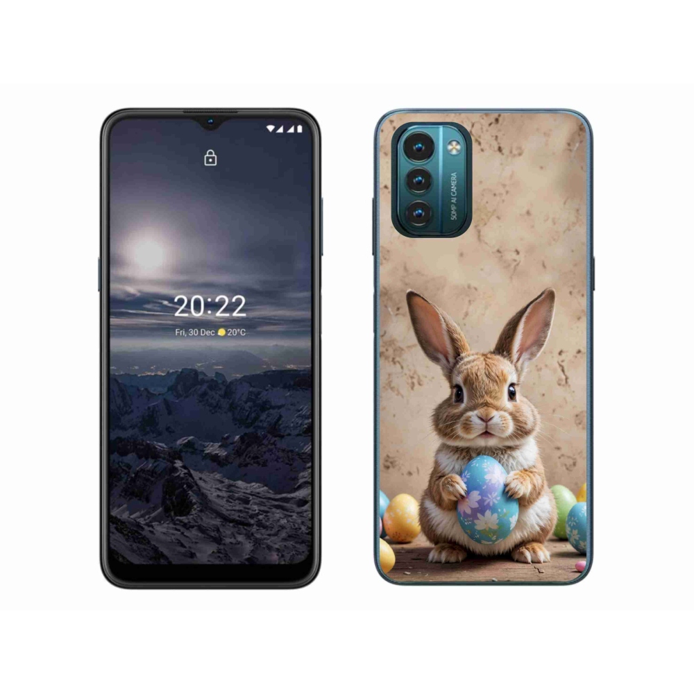 Gelový kryt mmCase na Nokia G11/G21 - velikonoční králíček