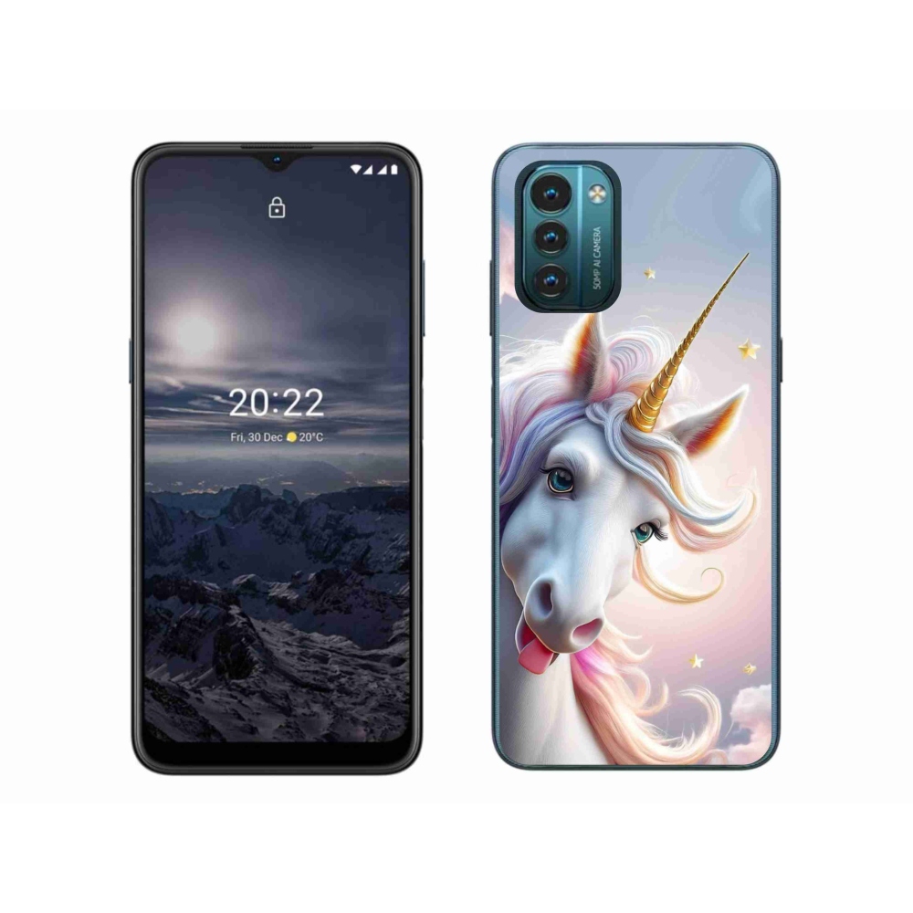 Gelový kryt mmCase na Nokia G11/G21 - veselý jednorožec
