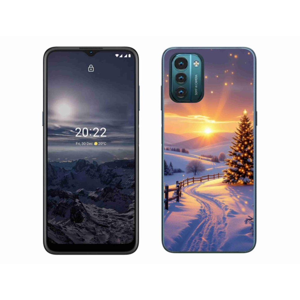 Gelový kryt mmCase na Nokia G11/G21 - zimní krajina
